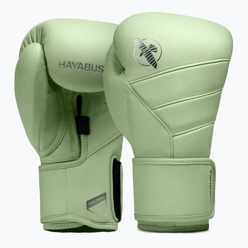 Γάντια του μποξ Hayabusa T3 Kanpeki summer moss green