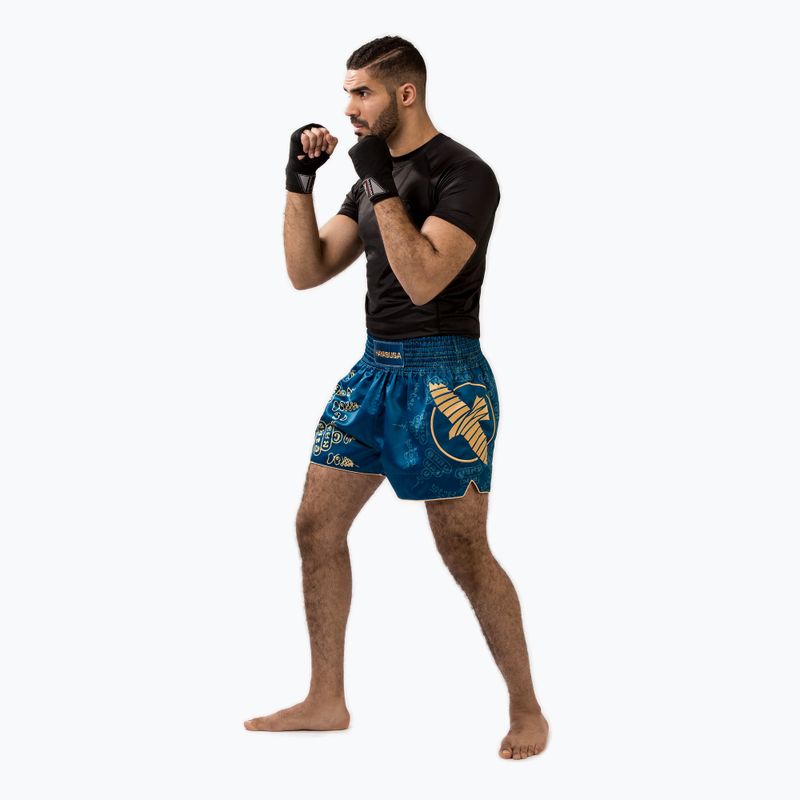 Ανδρικό σορτς προπόνησης Hayabusa Falcon Muay Thai blue 3