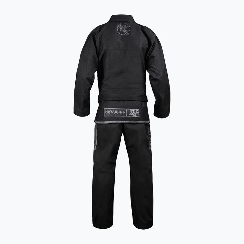 GI για Brazilian jiu-jitsu Hayabusa Lightweight μαύρο 2