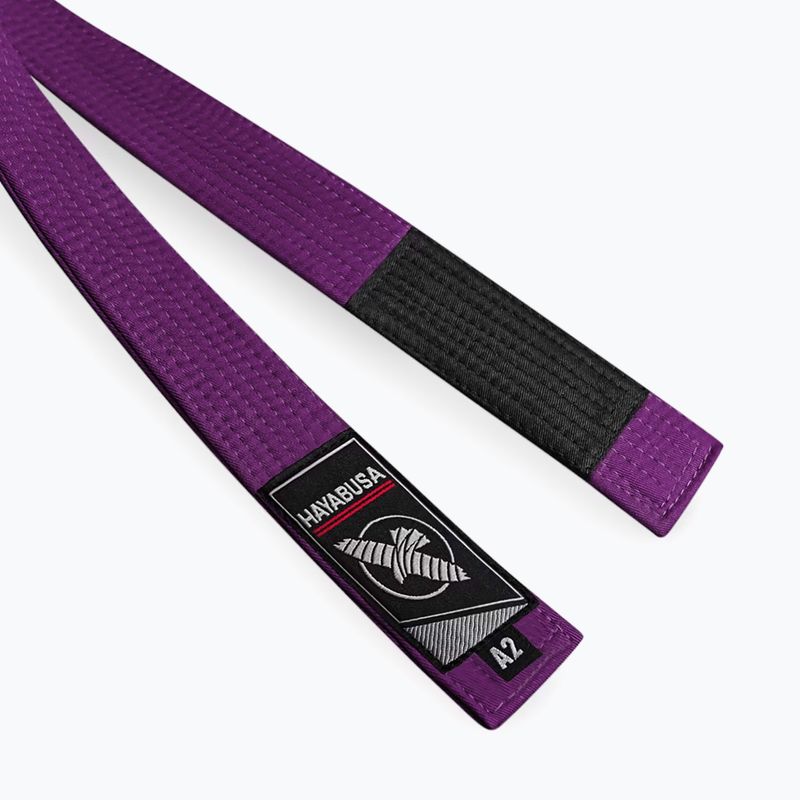 Ζώνη για βραζιλιάνικο Jiu-Jitsu Hayabusa Jiu Jitsu purple 2