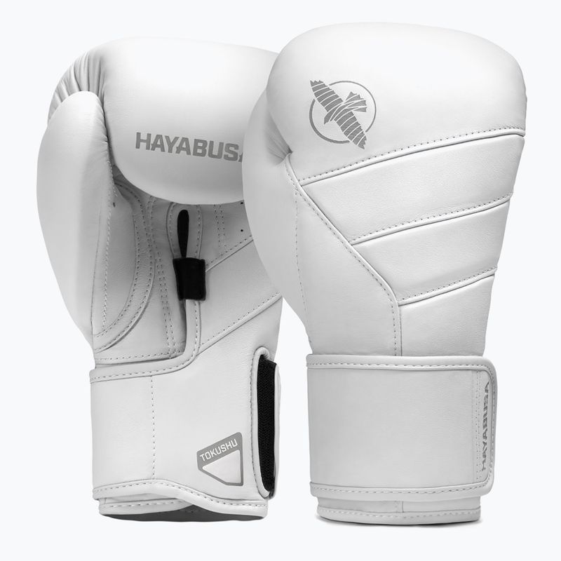 Γάντια του μποξ Hayabusa T3 Kanpeki arctic white