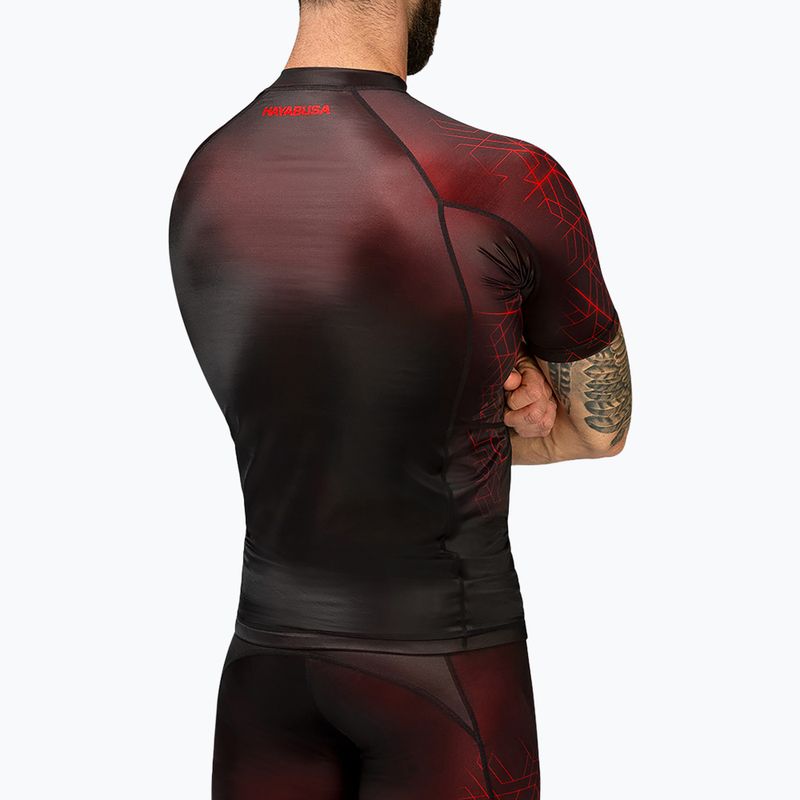 Ανδρικό Rashguard Hayabusa Geo Rashguard Shortsleeve red 2