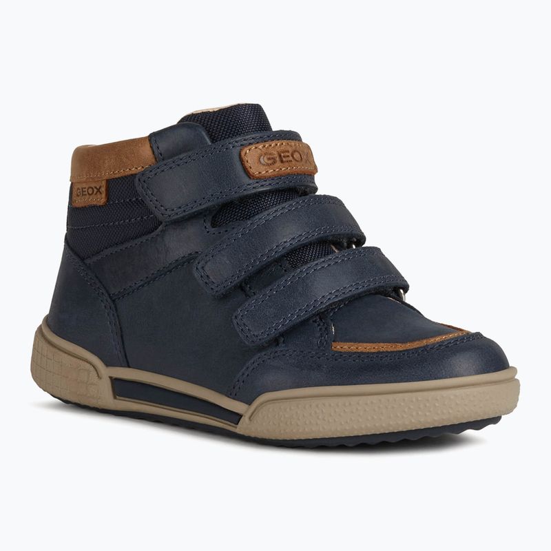 Geox Poseido navy/cognac παιδικά παπούτσια 7