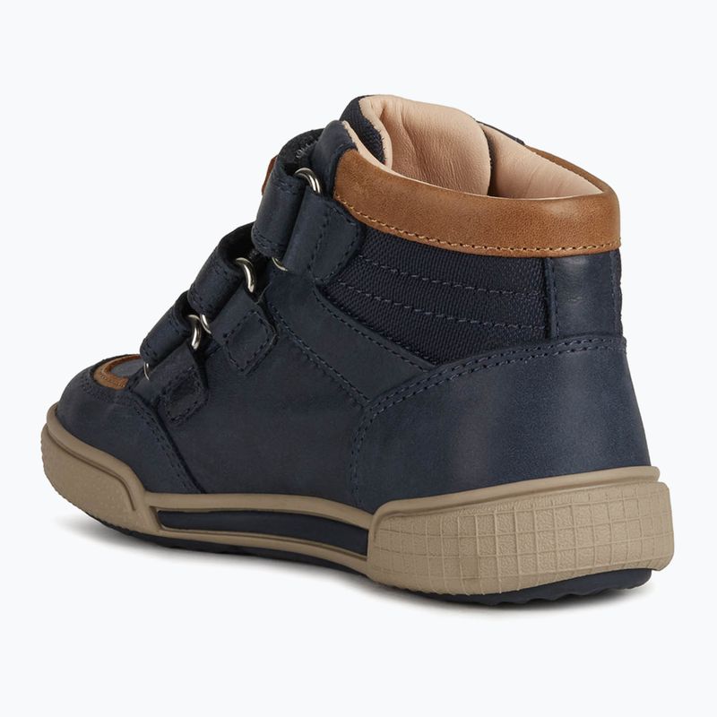 Geox Poseido navy/cognac παιδικά παπούτσια 9