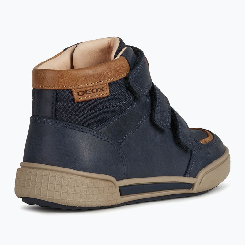 Geox Poseido navy/cognac παιδικά παπούτσια 10