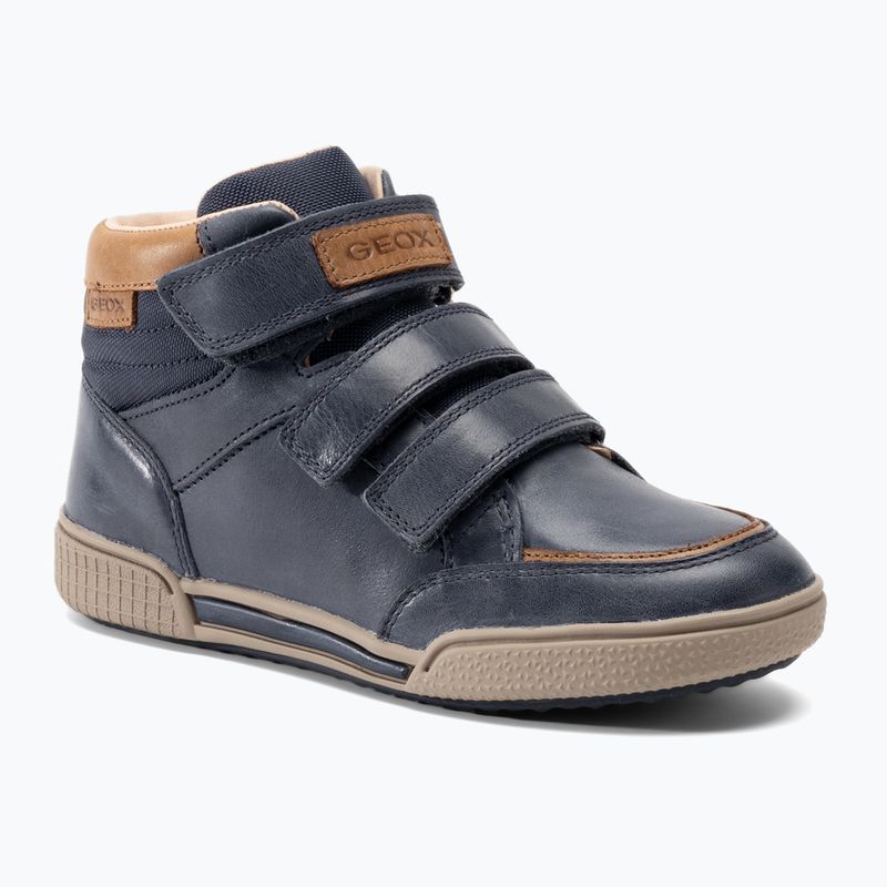 Geox Poseido navy/cognac παιδικά παπούτσια