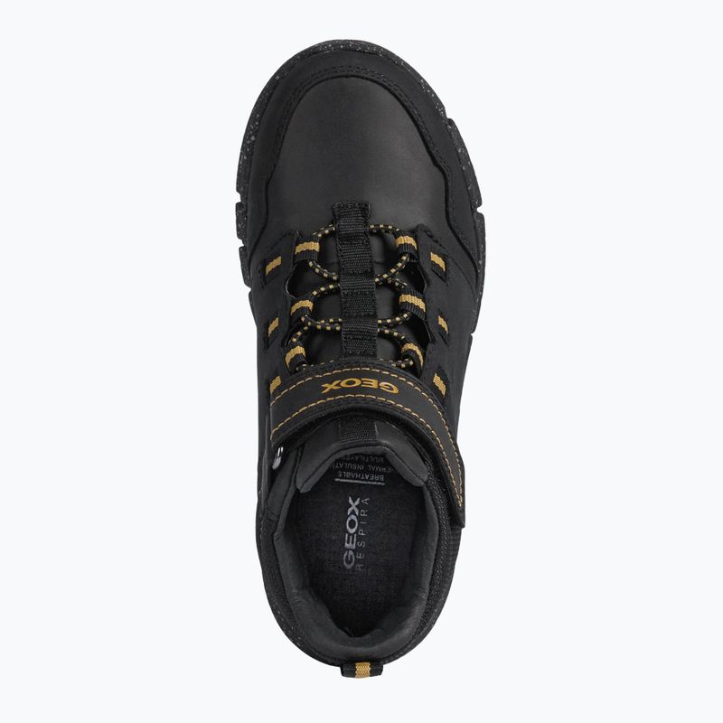 Παιδικά παπούτσια Geox Flexyper ABX black/dark yellow 4