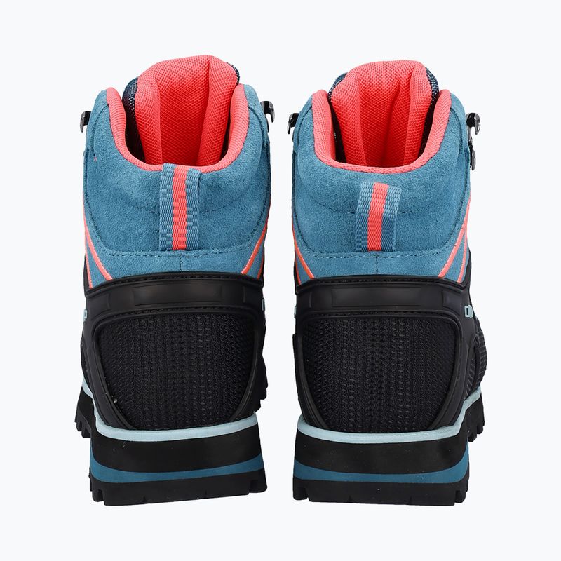 Γυναικεία παπούτσια πεζοπορίας CMP Moon Mid WP teal/red fluo 4