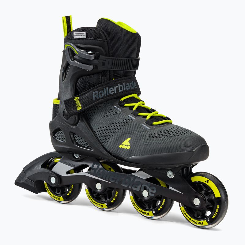 Ανδρικά πατίνια Rollerblade Macroblade 80 μαύρα 07100600 1A1