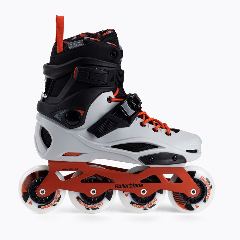 Rollerblade RB Pro X ανδρικά πατίνια γκρι-κόκκινο 07101600 U94 2