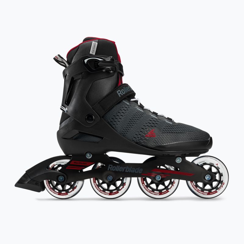 Ανδρικά πατίνια Rollerblade Spark 84 dark grey/red 2