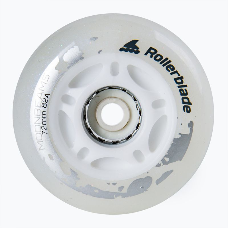 Rollerblade Moonbeams Led Τροχοί 72mm/82A 4 τεμάχια λευκό 06130000 101 2