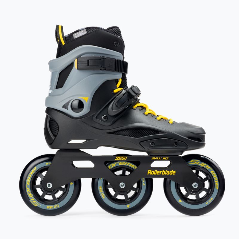 Rollerblade RB 110 3WD ανδρικά πατίνια μαύρα 07061300 S25 2