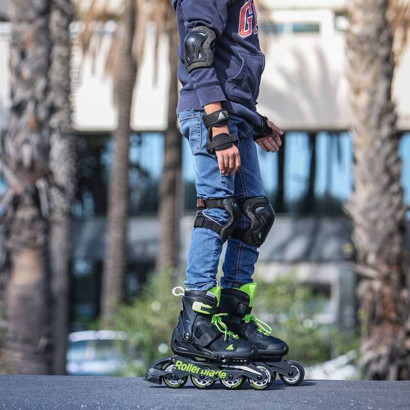 Rollerblade Microblade παιδικά πατίνια μαύρα/πράσινα 07221900 T83 6