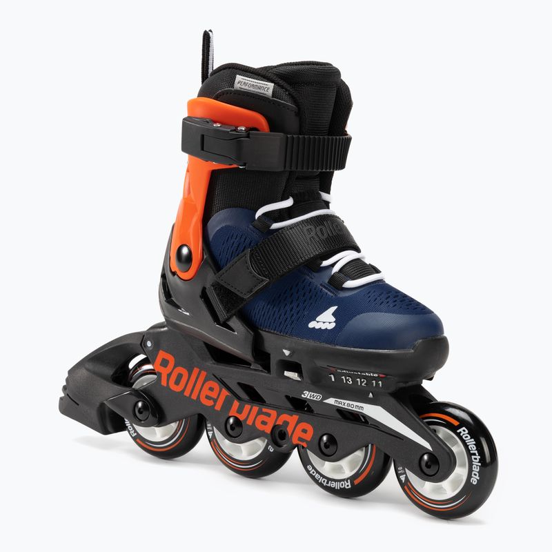 Rollerblade Microblade παιδικά πατίνια με μπλε και πορτοκαλί χρώμα 07221900 174