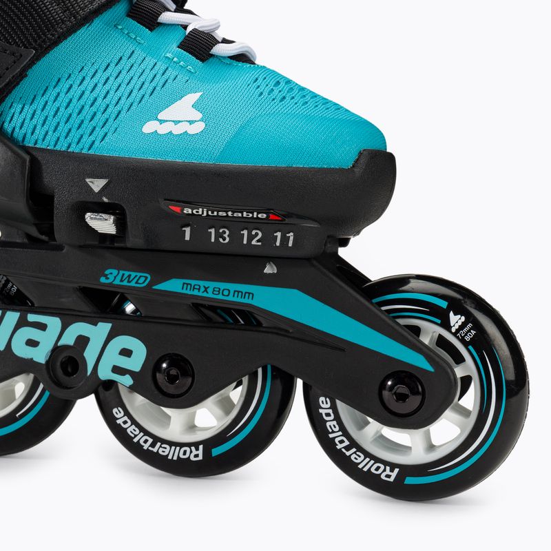 Παιδικά πατίνια Rollerblade Microblade aqua/black 6