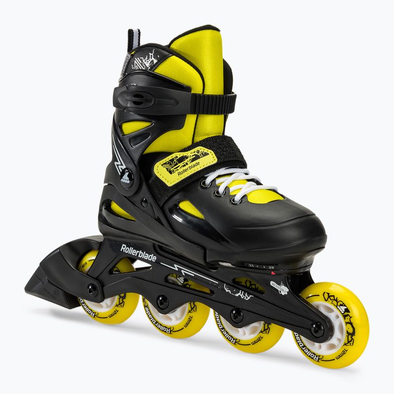 Παιδικά πατίνια Rollerblade Fury black/yellow