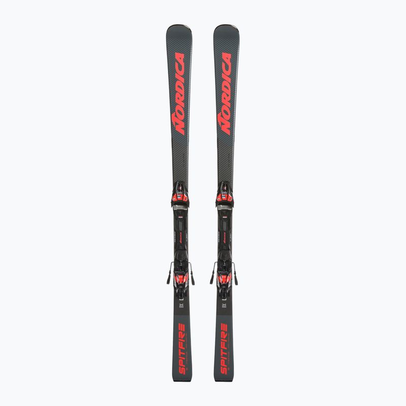 Nordica Spitfire DC 68 Pro FDT + XCELL12 FDT γκρι/κόκκινο downhill σκι