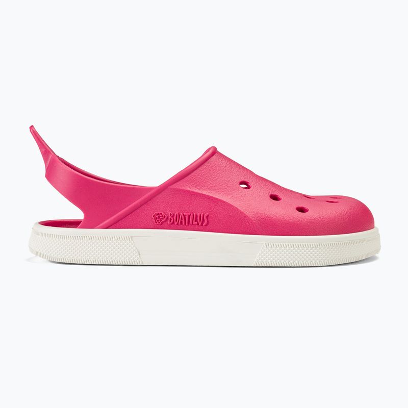 BOATILUS Cloggy fuxia/λευκό junior σανδάλια 2