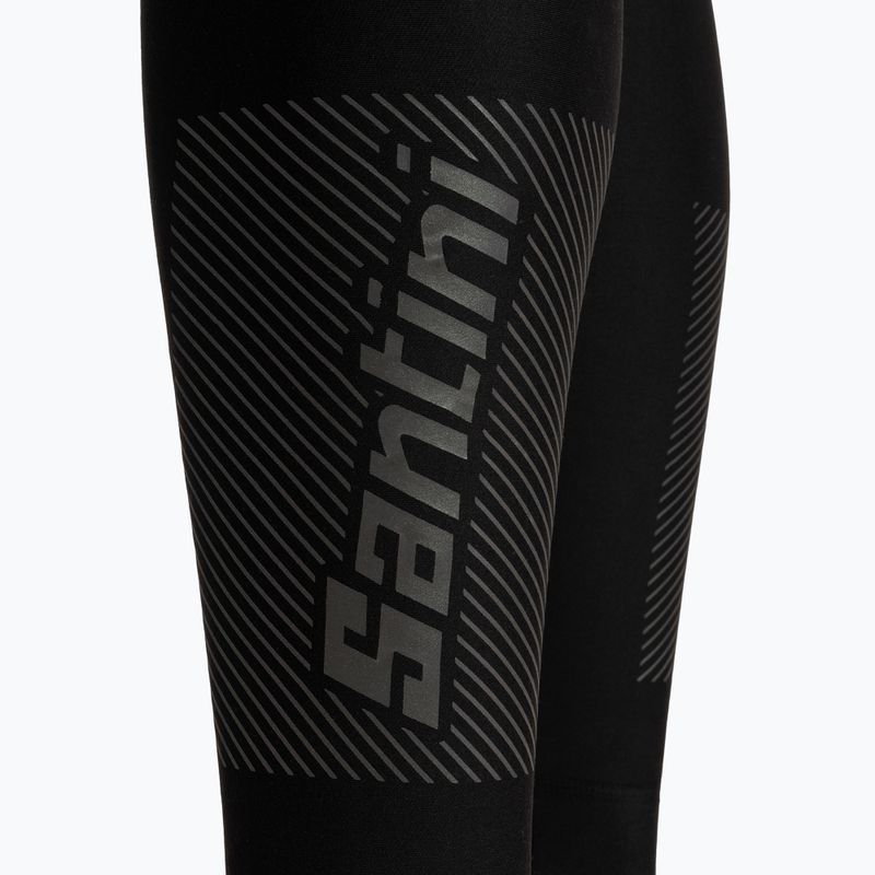 Ανδρικό Santini Adapt Bib Tights μαύρο 1W1190C3ADAPT παντελόνι ποδηλασίας 4