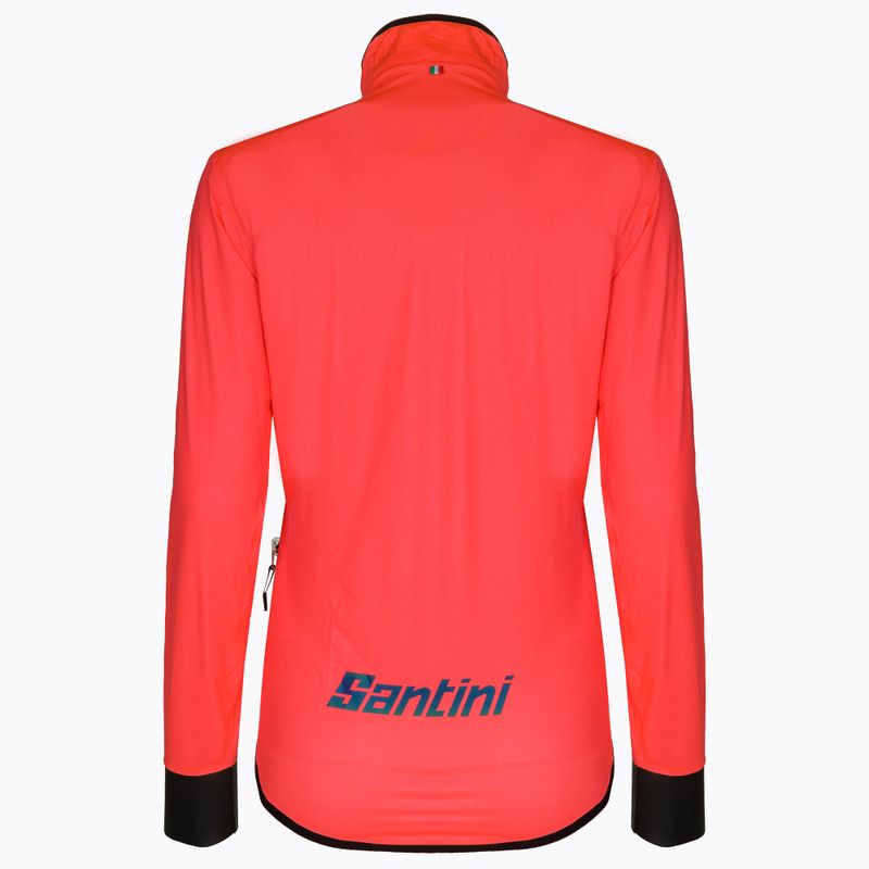 Santini Guard Nimbus γυναικείο μπουφάν ποδηλασίας πορτοκαλί 2W52375GUARDNIMBGN 2