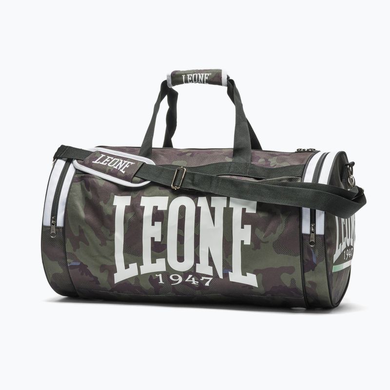 Τσάντα προπόνησης LEONE 1947 Mimetic Camo Bag 45 l green camo 2