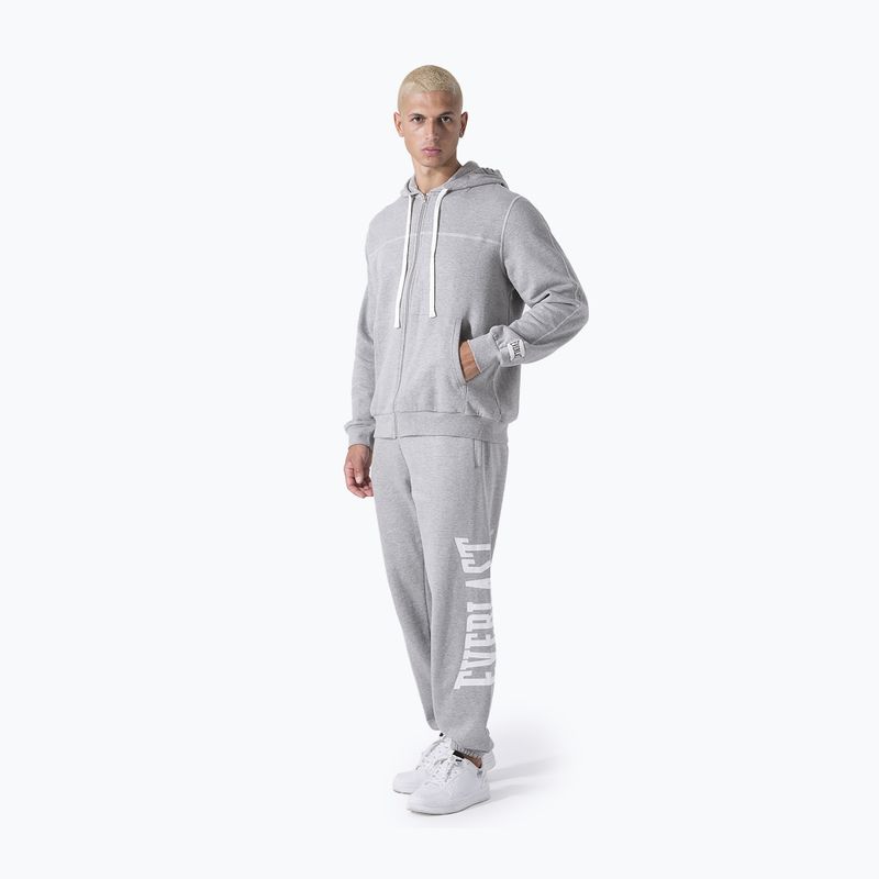 Ανδρικό φούτερ Everlast Exclusive Full Zip γκρι/μελανζέ 2