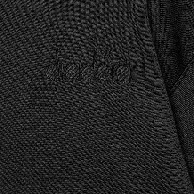 Diadora Hoodie Athletic Logo μαύρο 4