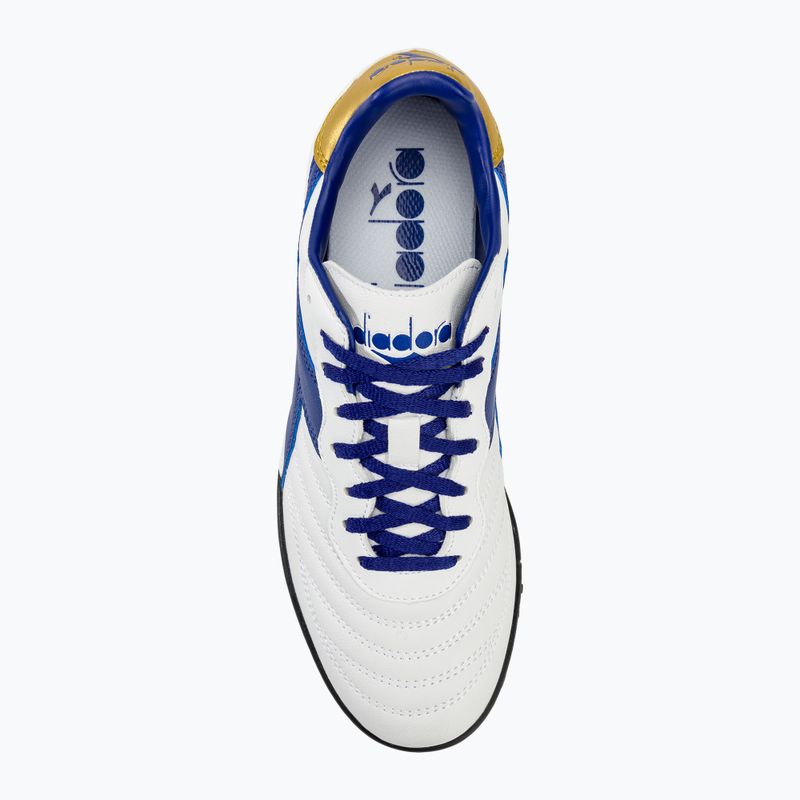 Ανδρικά παπούτσια ποδοσφαίρου Diadora Brasil 2 R TFR white/blue/gold 5