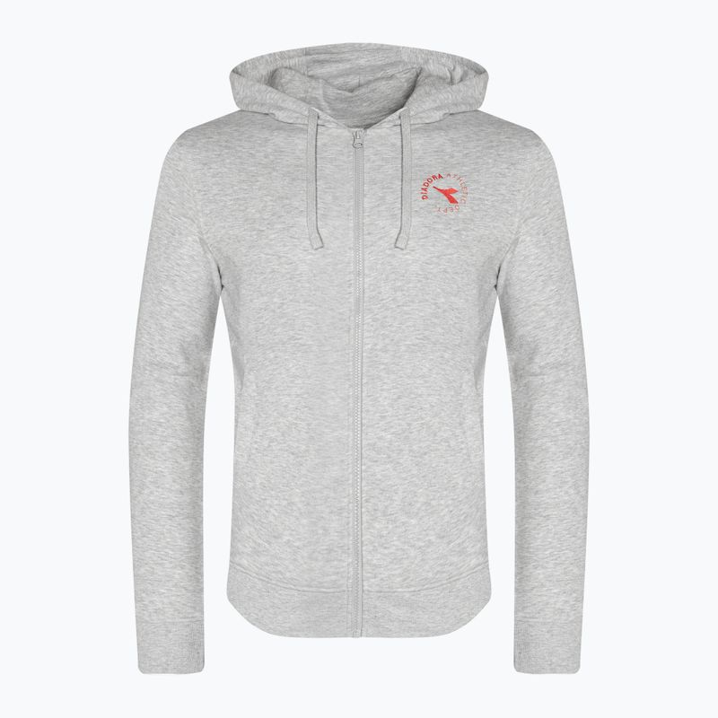 Ανδρικό φούτερ Diadora Hoodie FZ Essential Sport grigio medio chiaro melange 5