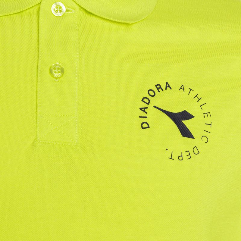 Diadora Essential Sport ανδρικό πουκάμισο πόλο giallo enotera 3