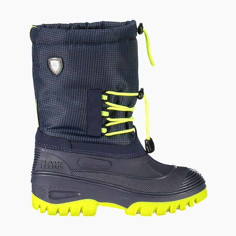 Παιδικά CMP Ahto Snowboots μπλε και κίτρινο 3Q49574K/N950 10