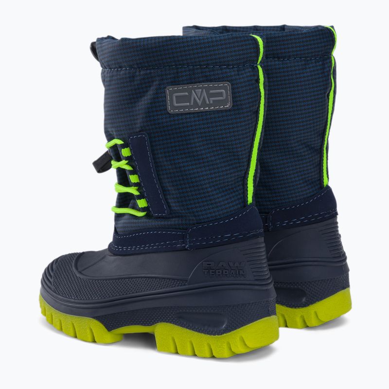 Παιδικά CMP Ahto Snowboots μπλε και κίτρινο 3Q49574K/N950 3