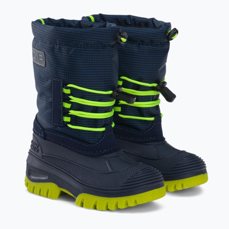 Παιδικά CMP Ahto Snowboots μπλε και κίτρινο 3Q49574K/N950 5