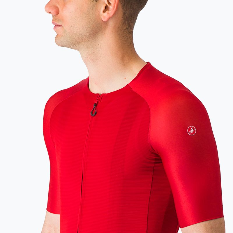 Ανδρική ποδηλατική μπλούζα Castelli Aero Race 7.0 rich red 5