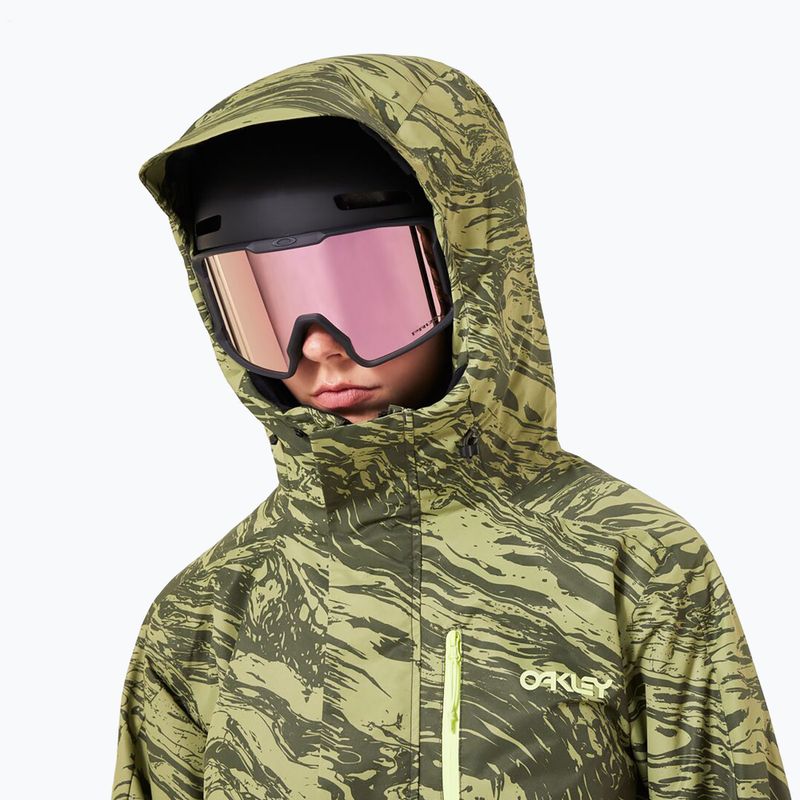 Γυναικείο μπουφάν snowboard Oakley TNP TBT Insulated duality swirl dbl green 10