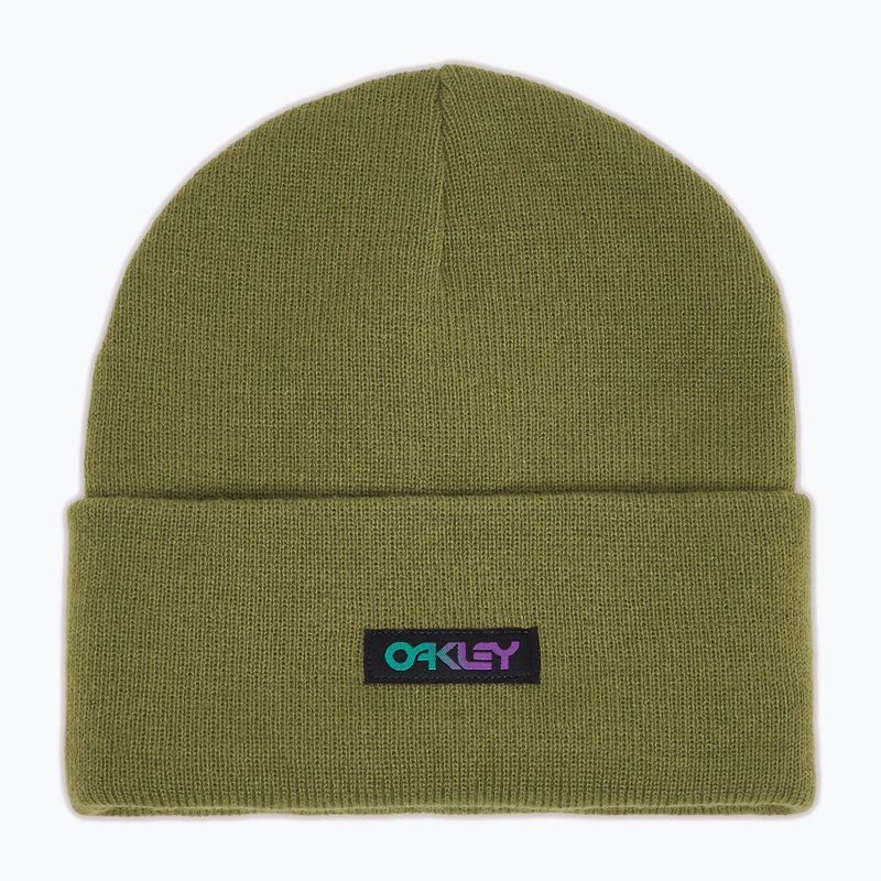 Χειμερινός σκούφος Oakley B1B Gradient Patch Beanie fern