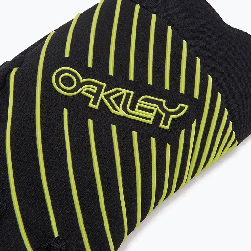 Oakley Drop In MTB Glove 2.0 μαύρο/lt πράσινο γάντι ποδηλασίας 6