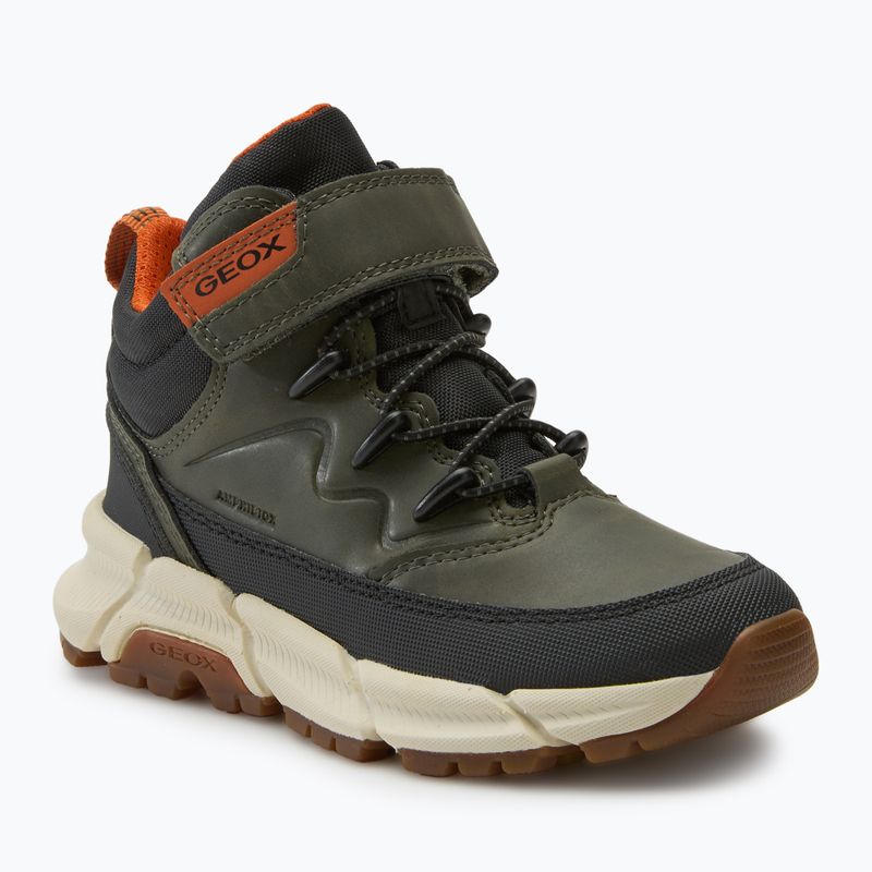 Παιδικά παπούτσια Geox Flexyper Plus military/orange