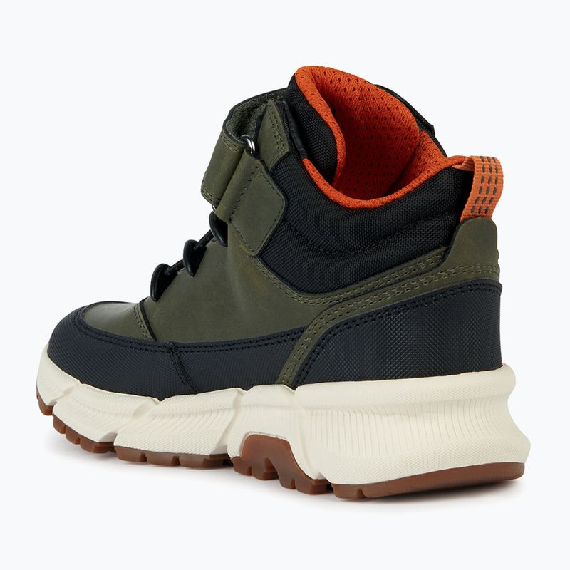 Παιδικά παπούτσια Geox Flexyper Plus military/orange 10