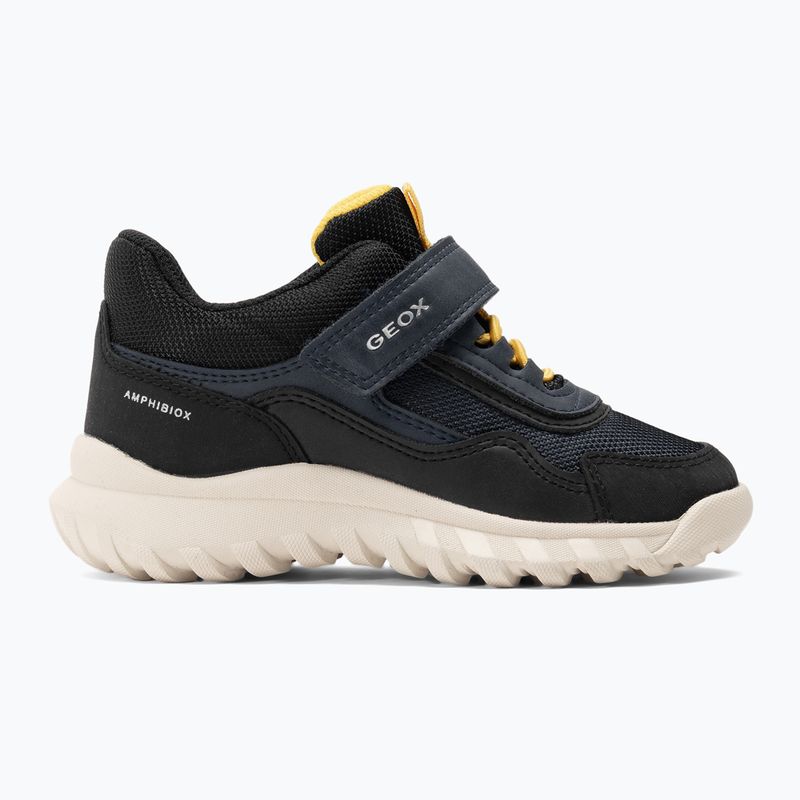 Geox Simbyos Abx junior παπούτσια navy/gold 2