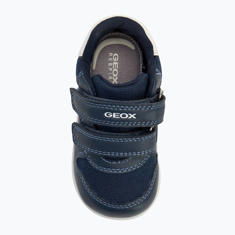 Geox Elthan navy / white παιδικά παπούτσια 5