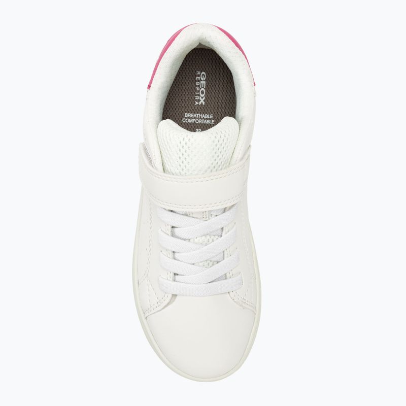 Παιδικά παπούτσια Geox Eclyper white/fuchsia 5