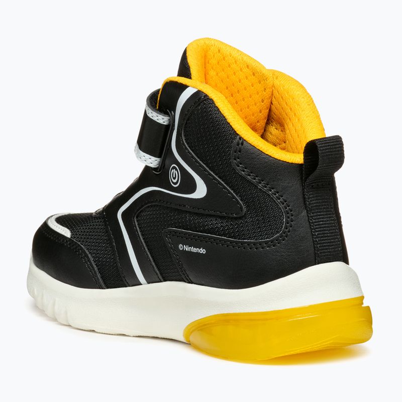 Παιδικά παπούτσια Geox Ciberdron black/yellow 4