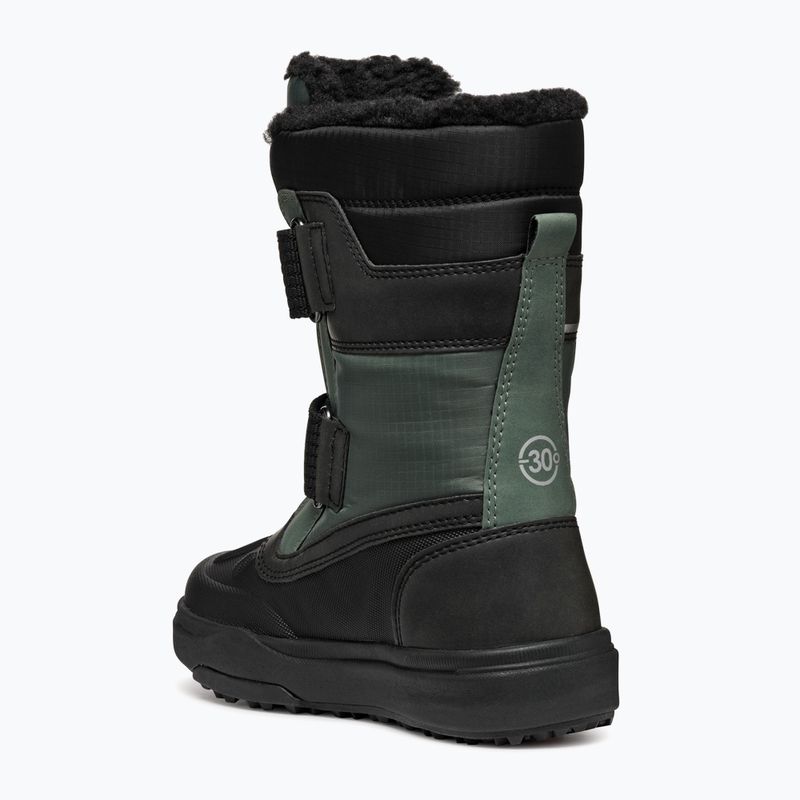 Παιδικές μπότες χιονιού Geox Bunshee PG ABX dark green/black 3