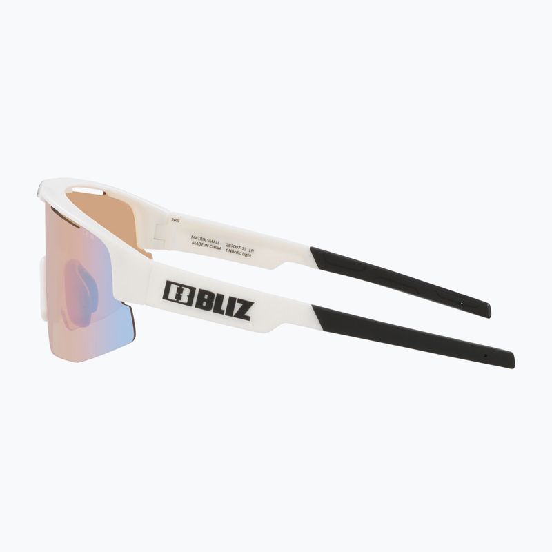 Γυαλιά ηλίου Bliz Matrix Small Nano Optics Nordic Light matt white/coral/orange blue 5