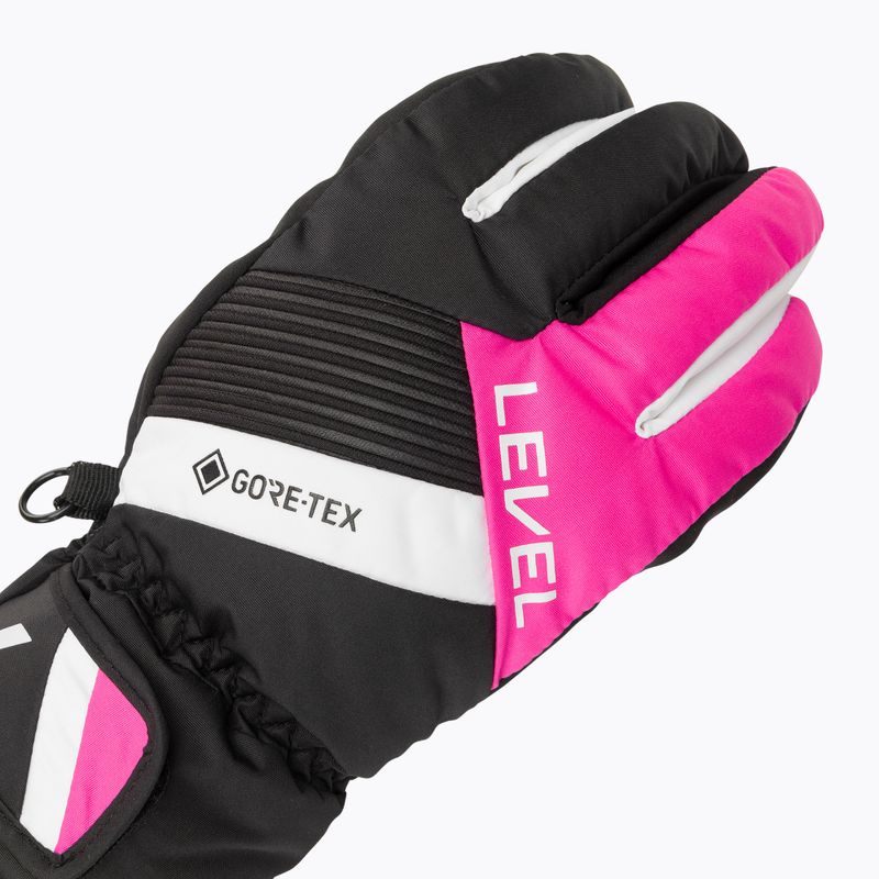 Παιδικό γάντι σκι Level Neo JR Gore-Tex fucsia 4