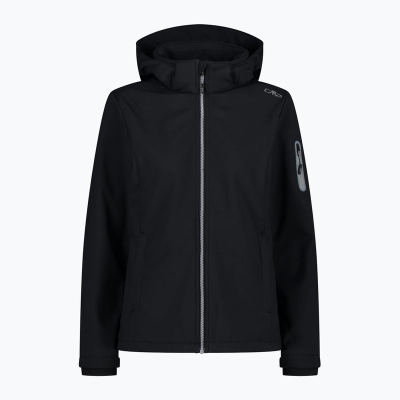 Γυναικείο σακάκι CMP Zip Hood softshell μαύρο 39A5006