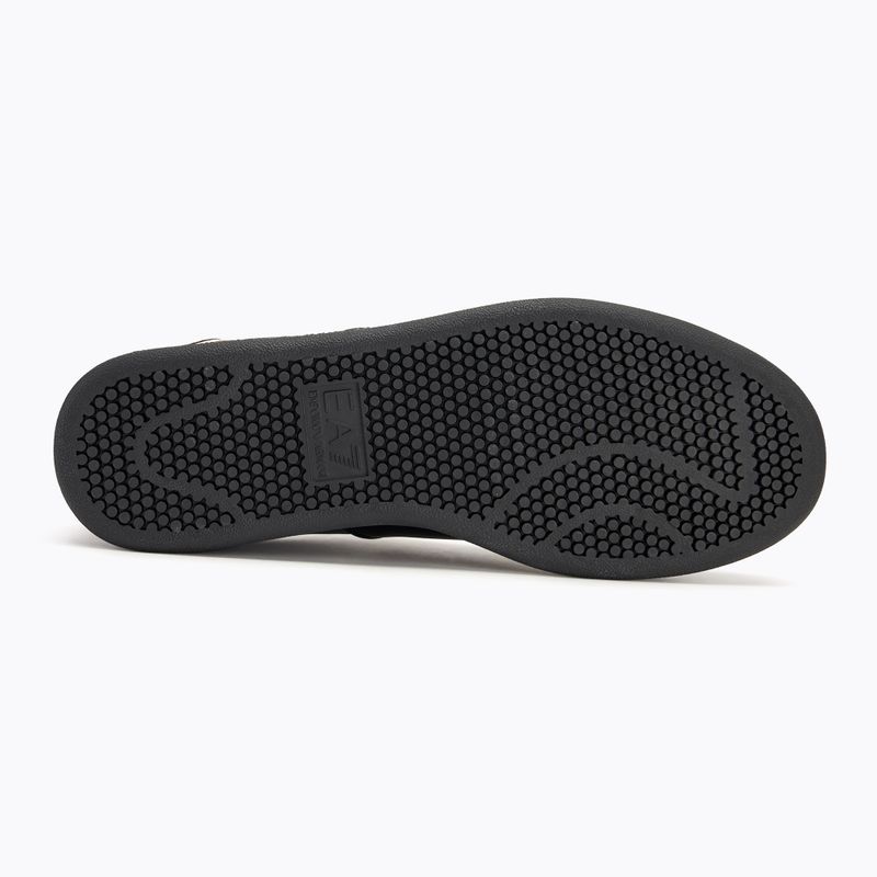 Παπούτσια EA7 Emporio Armani Classic Logo triple black/ gold 4