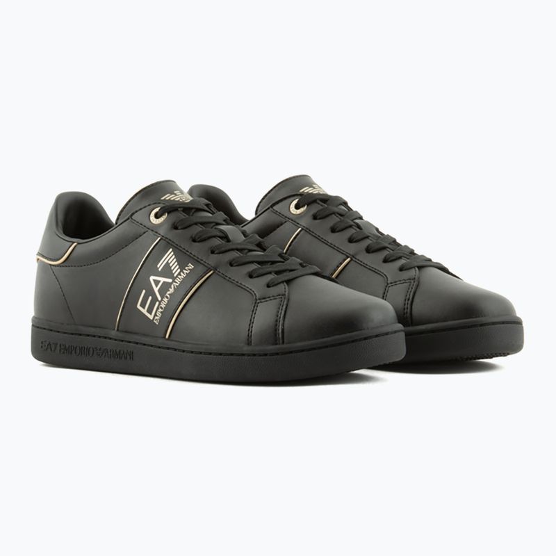 Παπούτσια EA7 Emporio Armani Classic Logo triple black/ gold 8